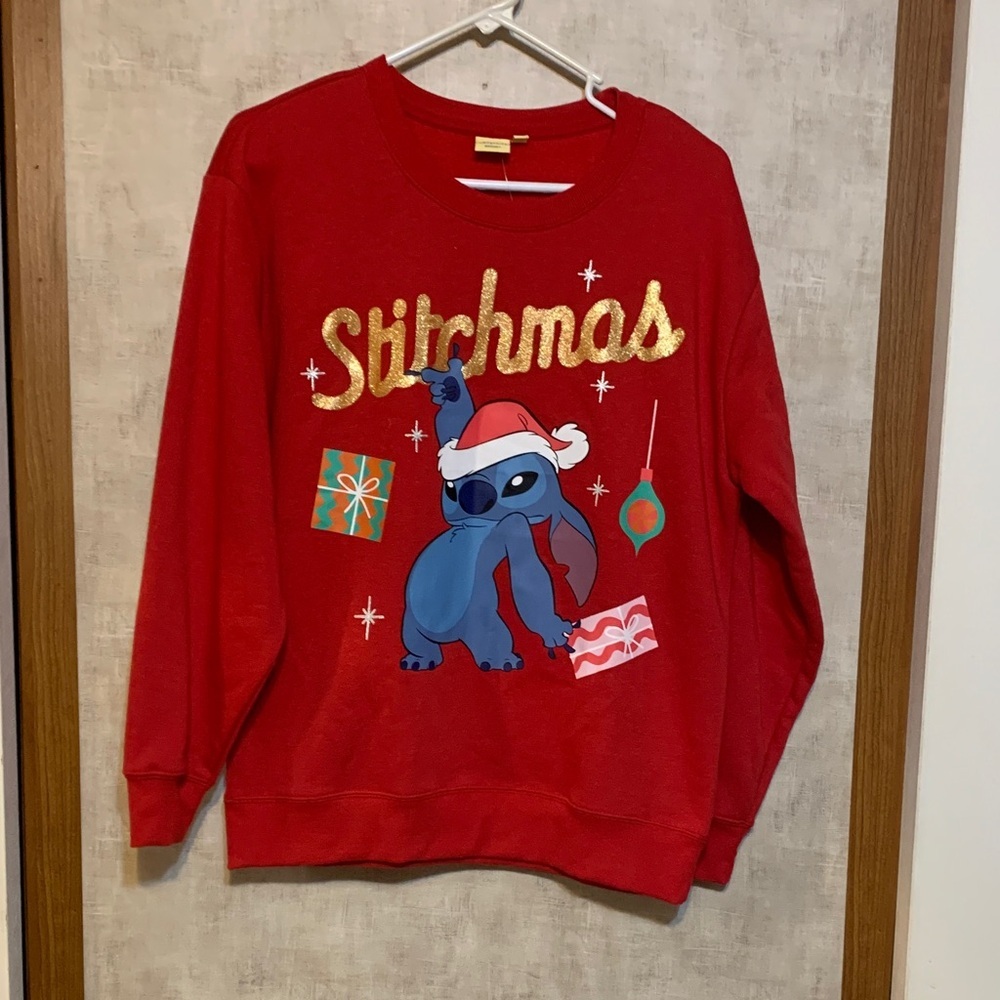 Disney Red Stitch Sweatshirt size medium